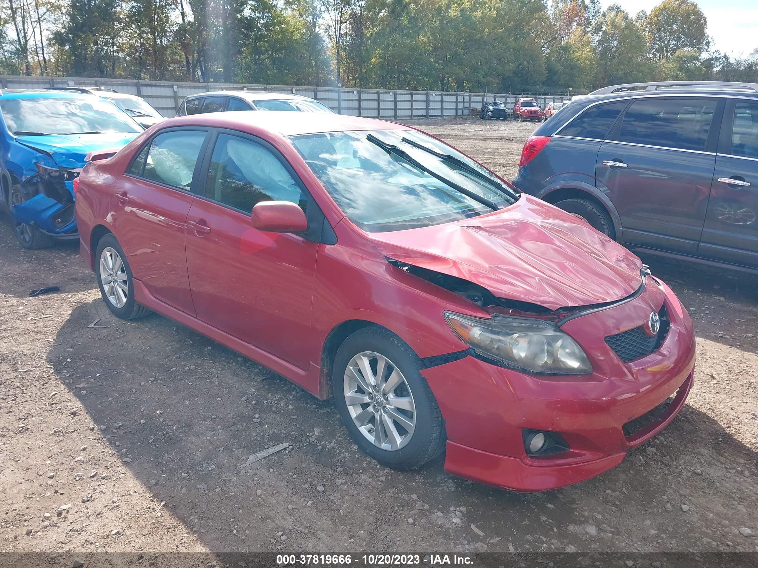 TOYOTA COROLLA 2010 2t1bu4ee0ac238995