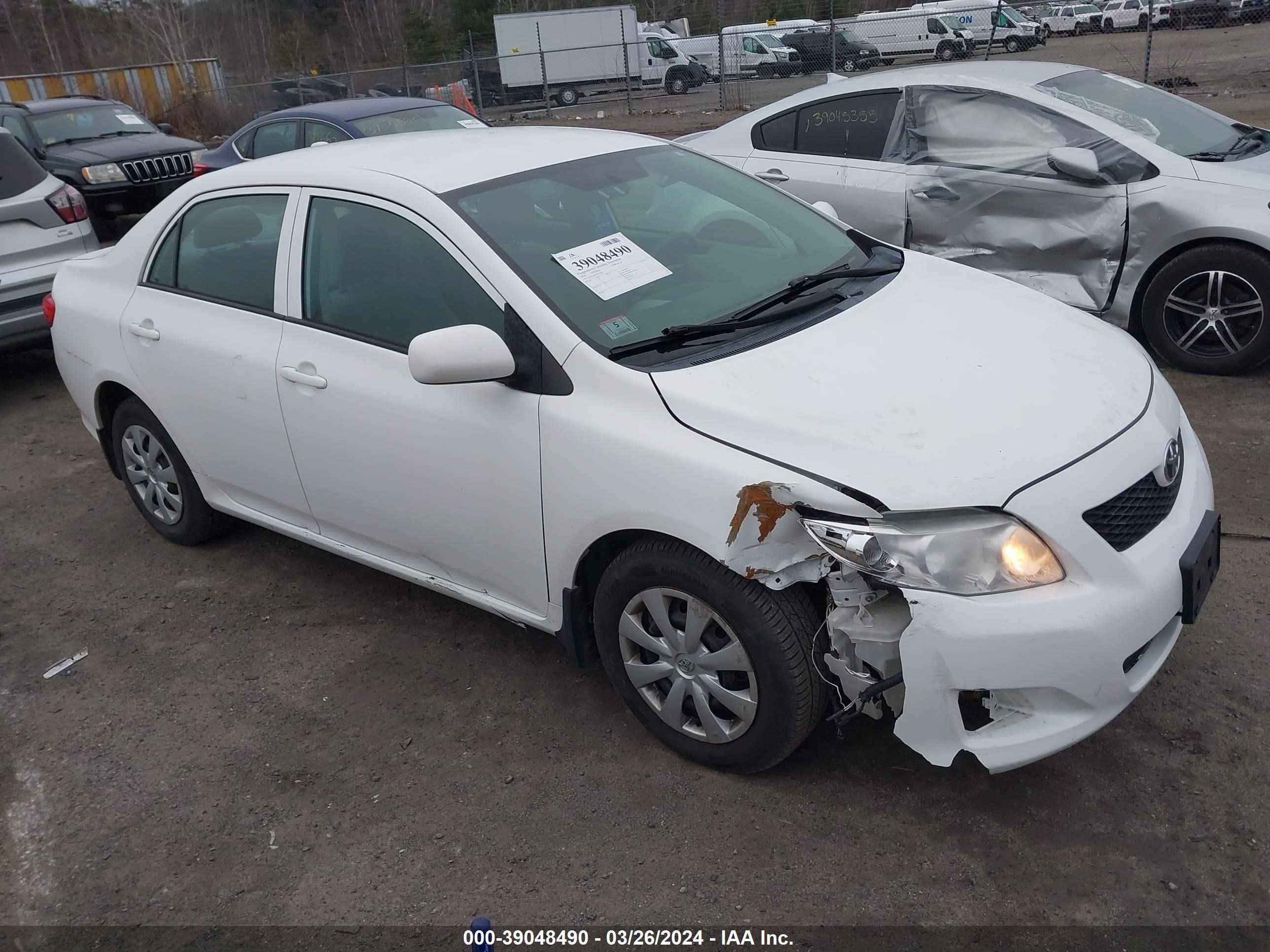 TOYOTA COROLLA 2010 2t1bu4ee0ac268207