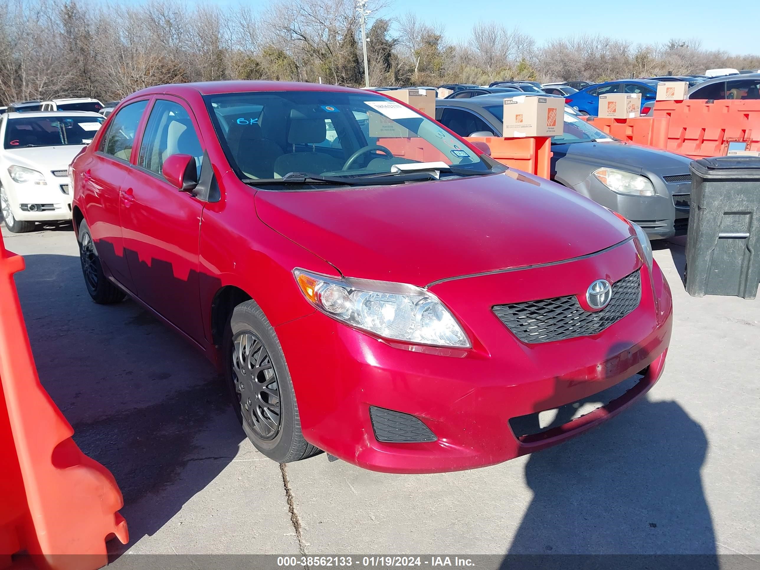 TOYOTA COROLLA 2010 2t1bu4ee0ac281278