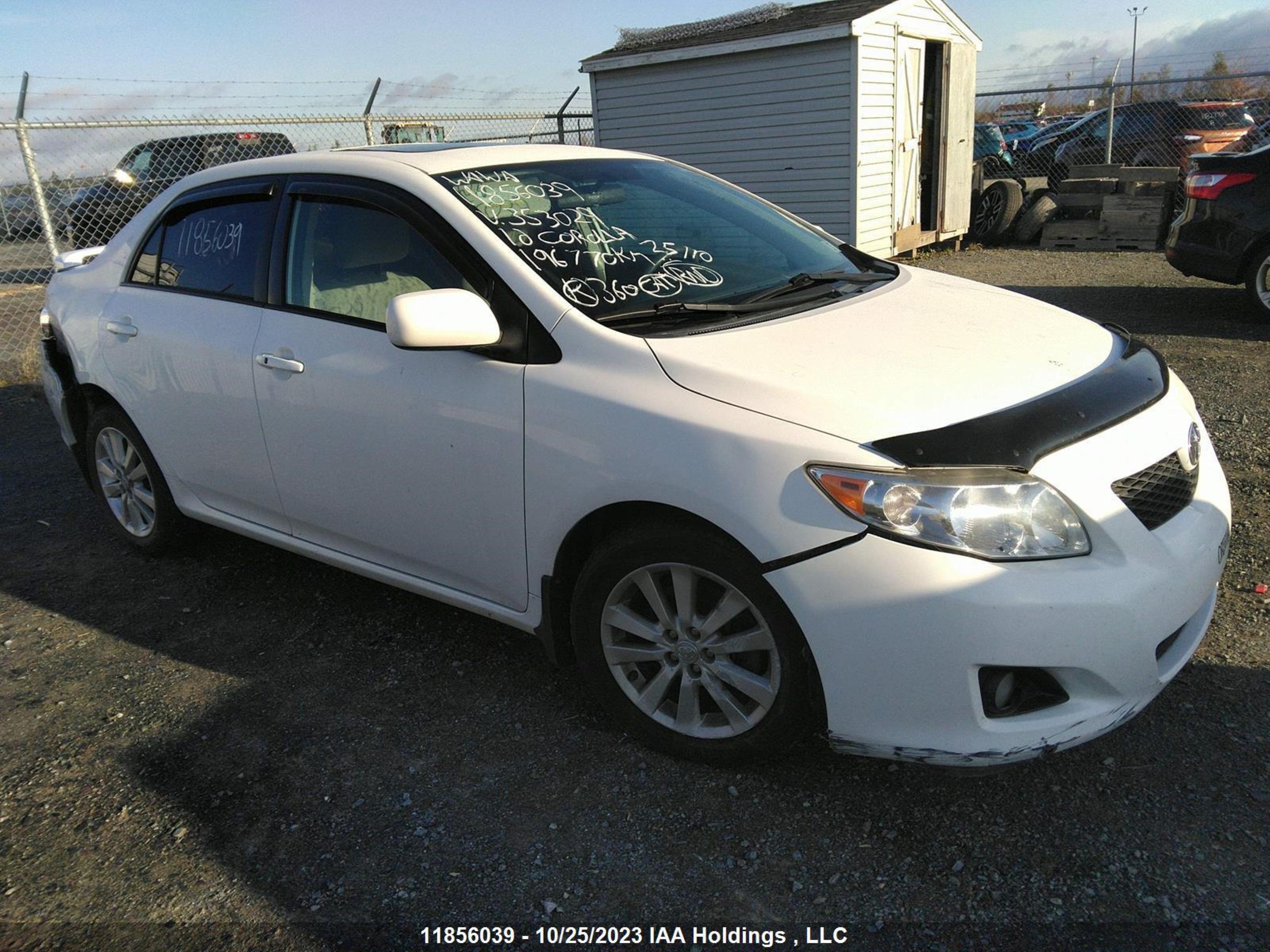 TOYOTA COROLLA 2010 2t1bu4ee0ac353029