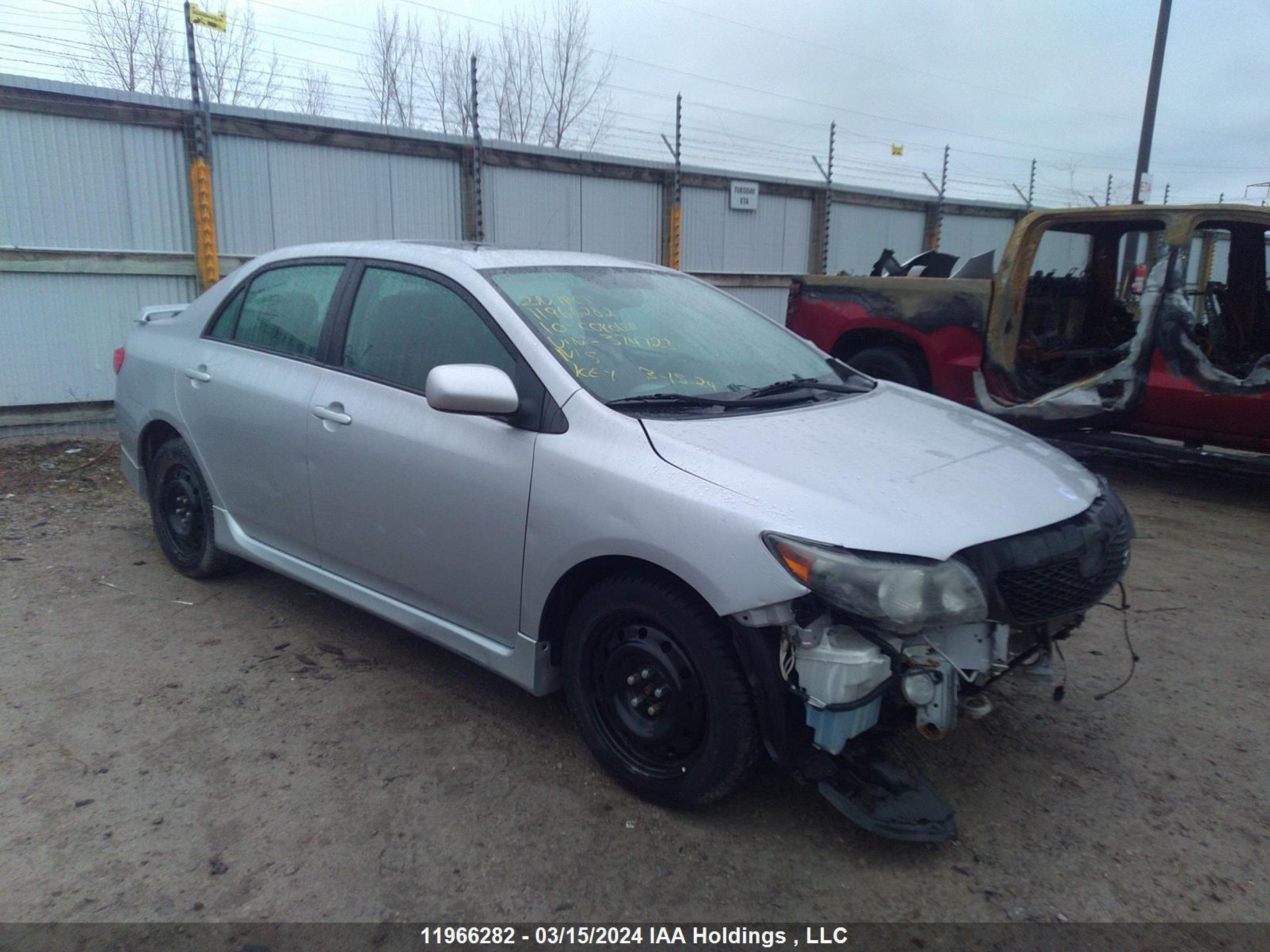 TOYOTA COROLLA 2010 2t1bu4ee0ac374723