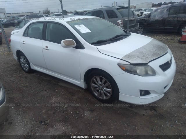 TOYOTA COROLLA 2010 2t1bu4ee0ac405405