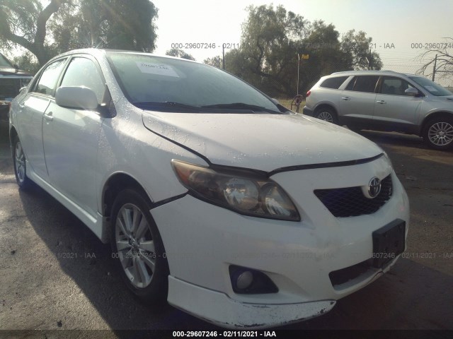 TOYOTA COROLLA 2010 2t1bu4ee0ac435343