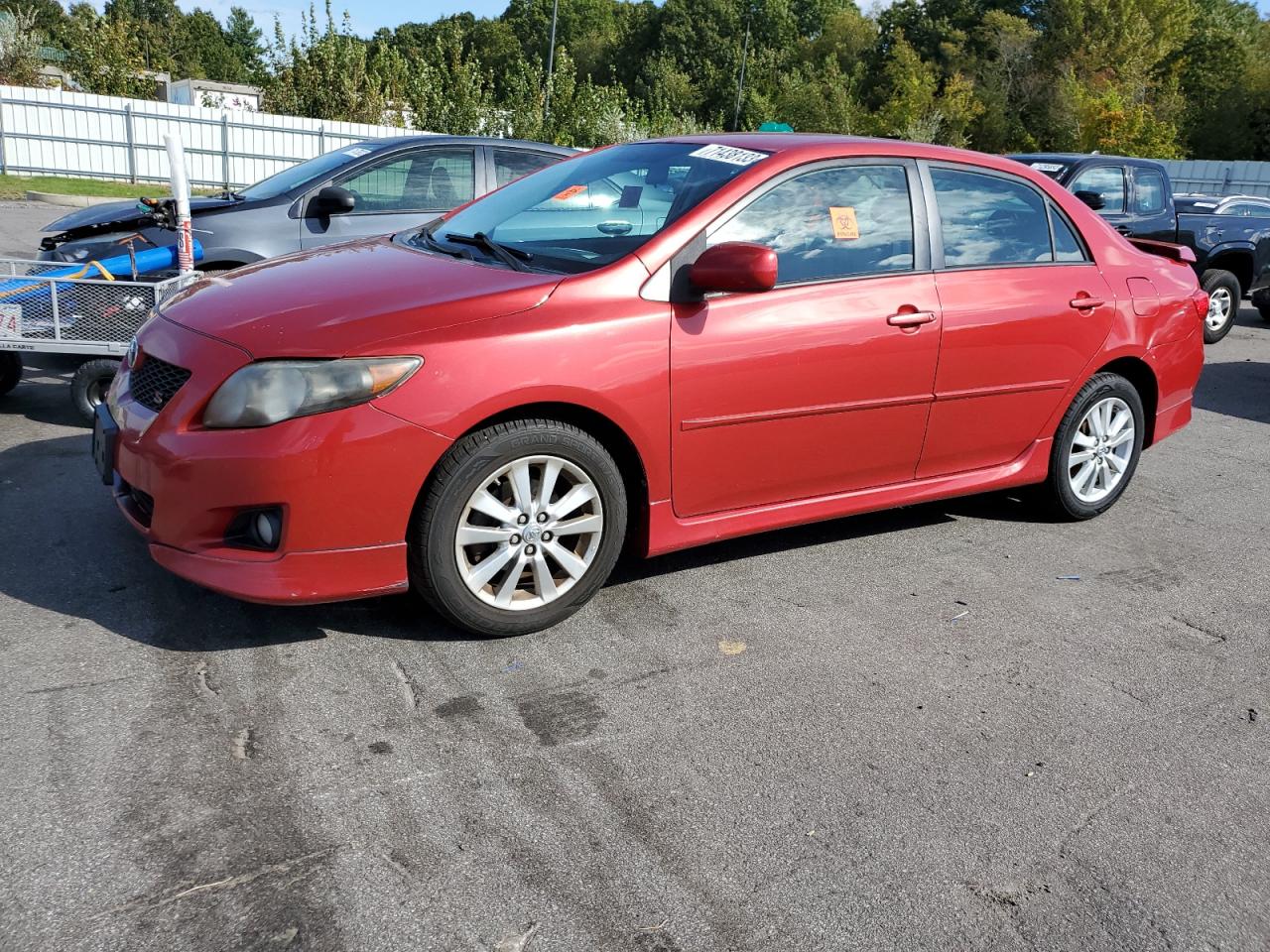 TOYOTA COROLLA 2010 2t1bu4ee0ac454216