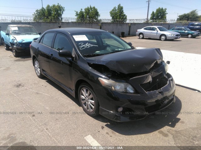 TOYOTA COROLLA 2010 2t1bu4ee0ac456340