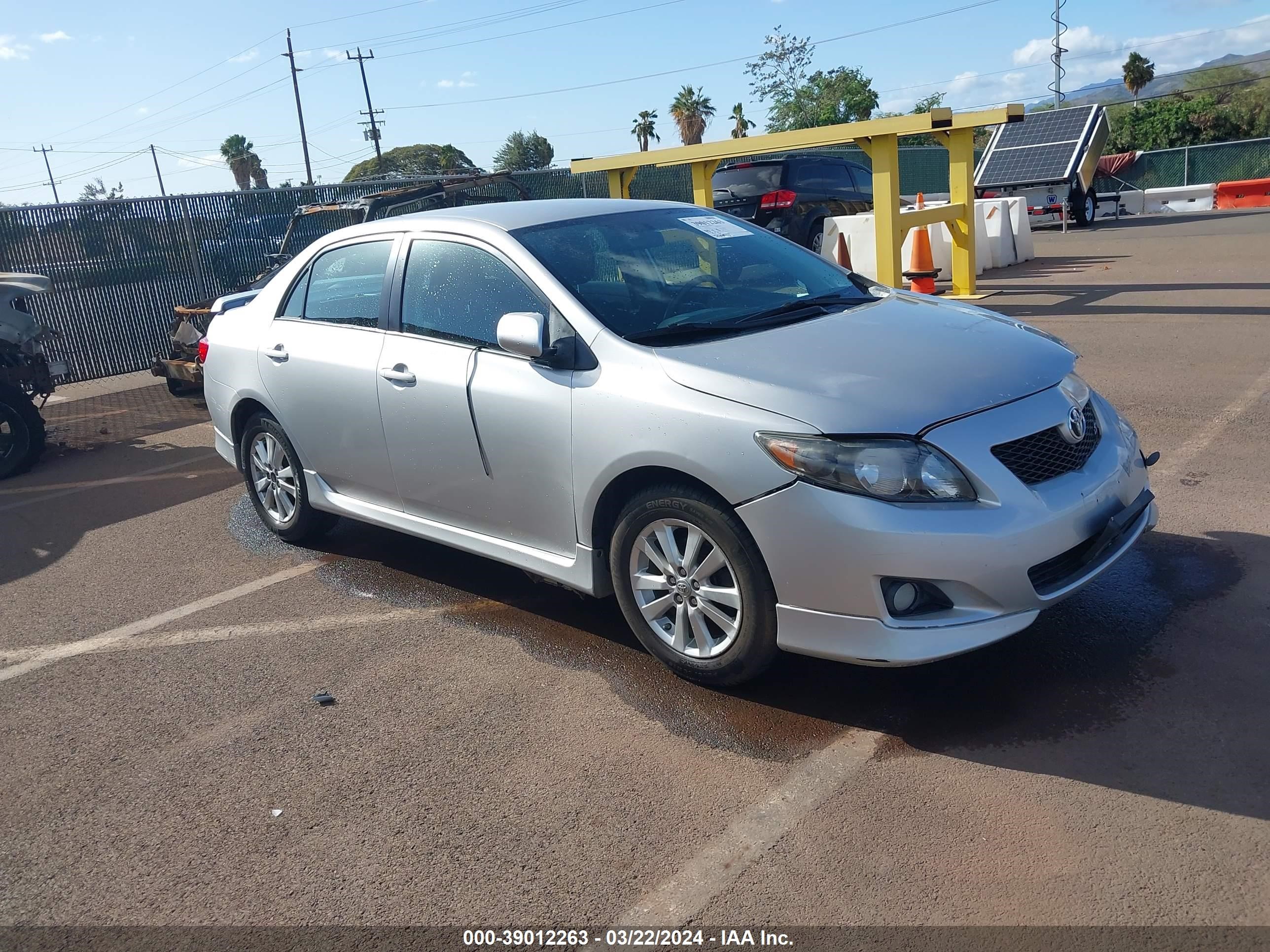 TOYOTA COROLLA 2010 2t1bu4ee0ac476491