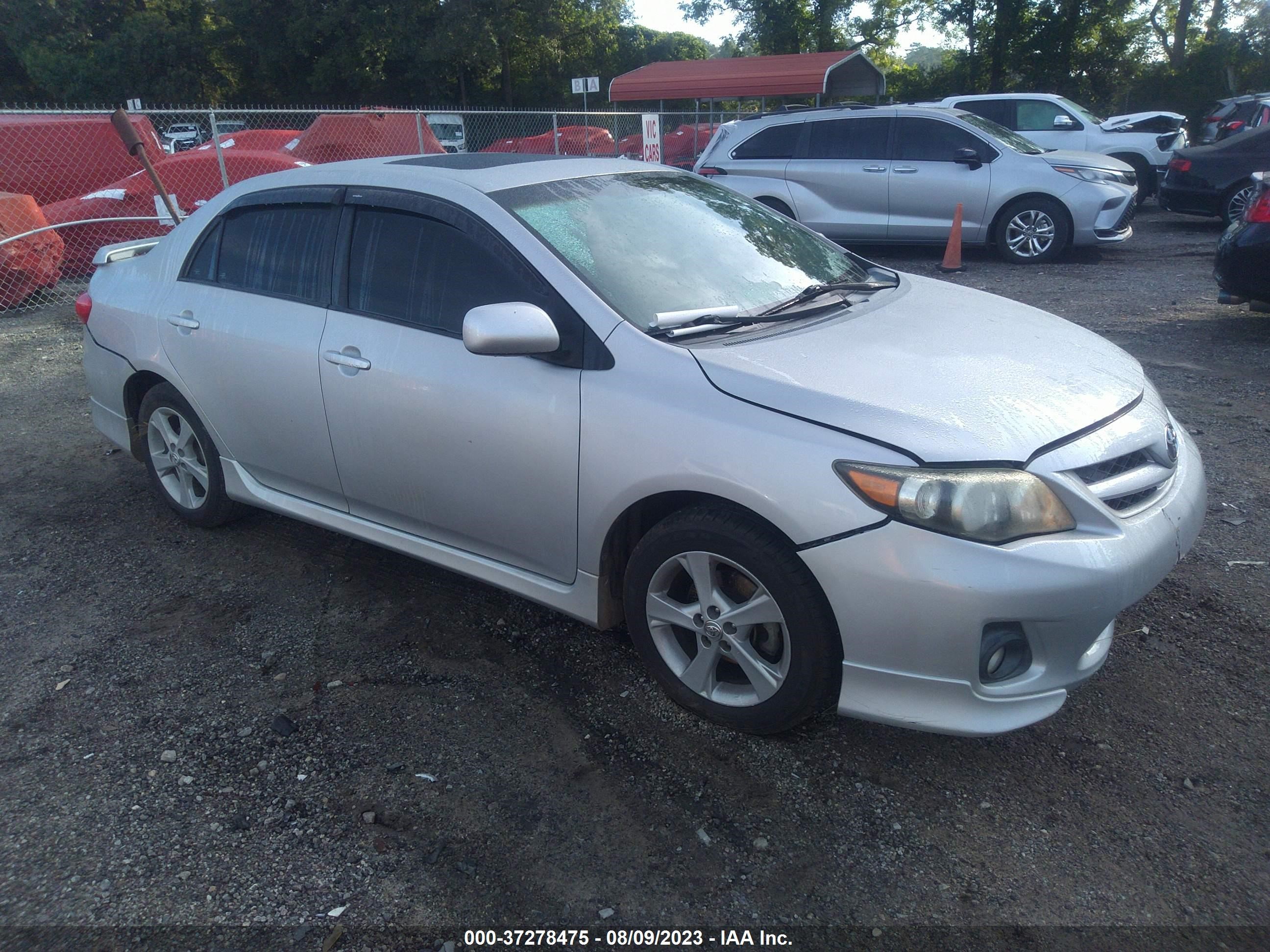 TOYOTA COROLLA 2011 2t1bu4ee0bc594378