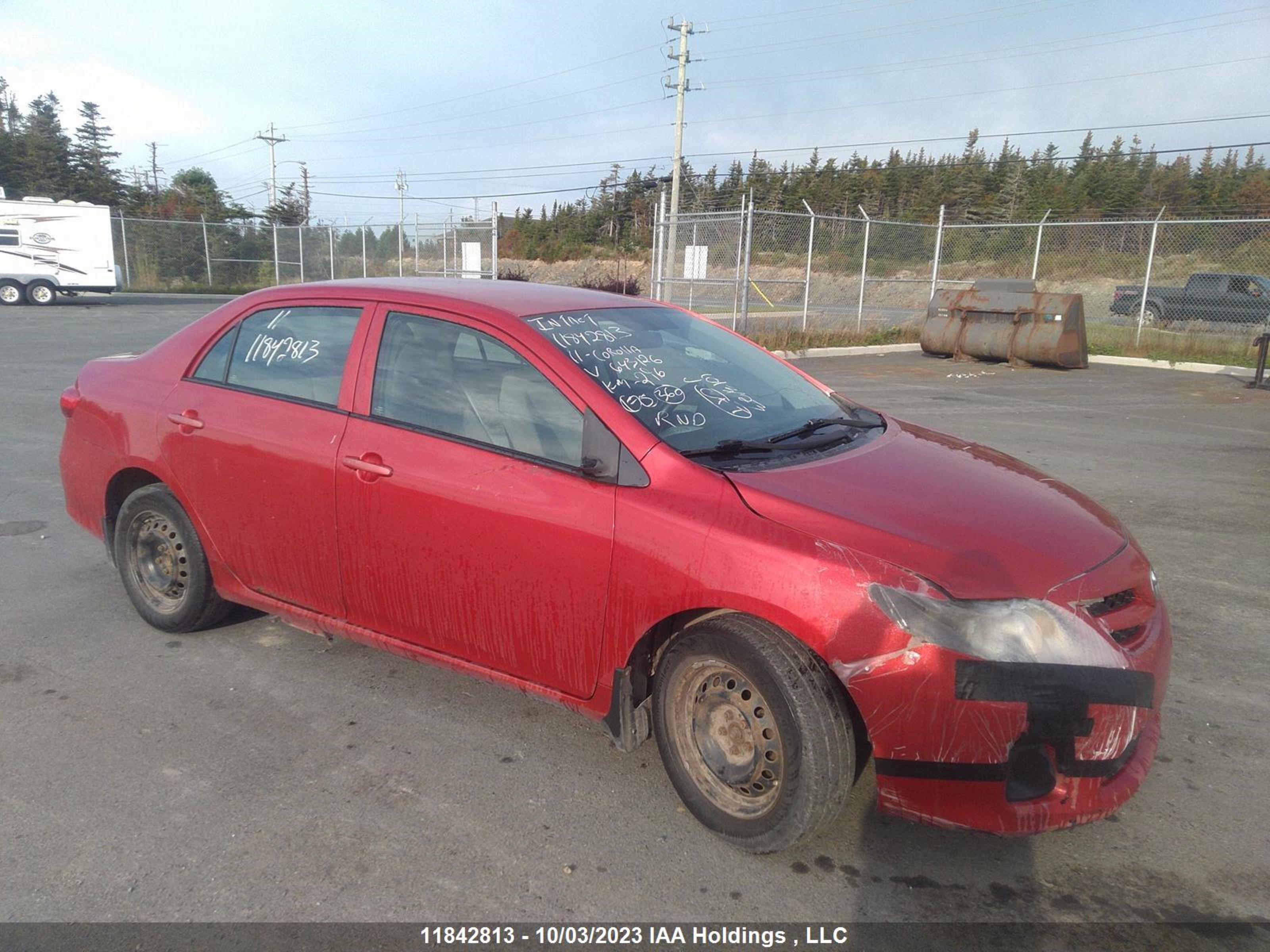 TOYOTA COROLLA 2011 2t1bu4ee0bc643126