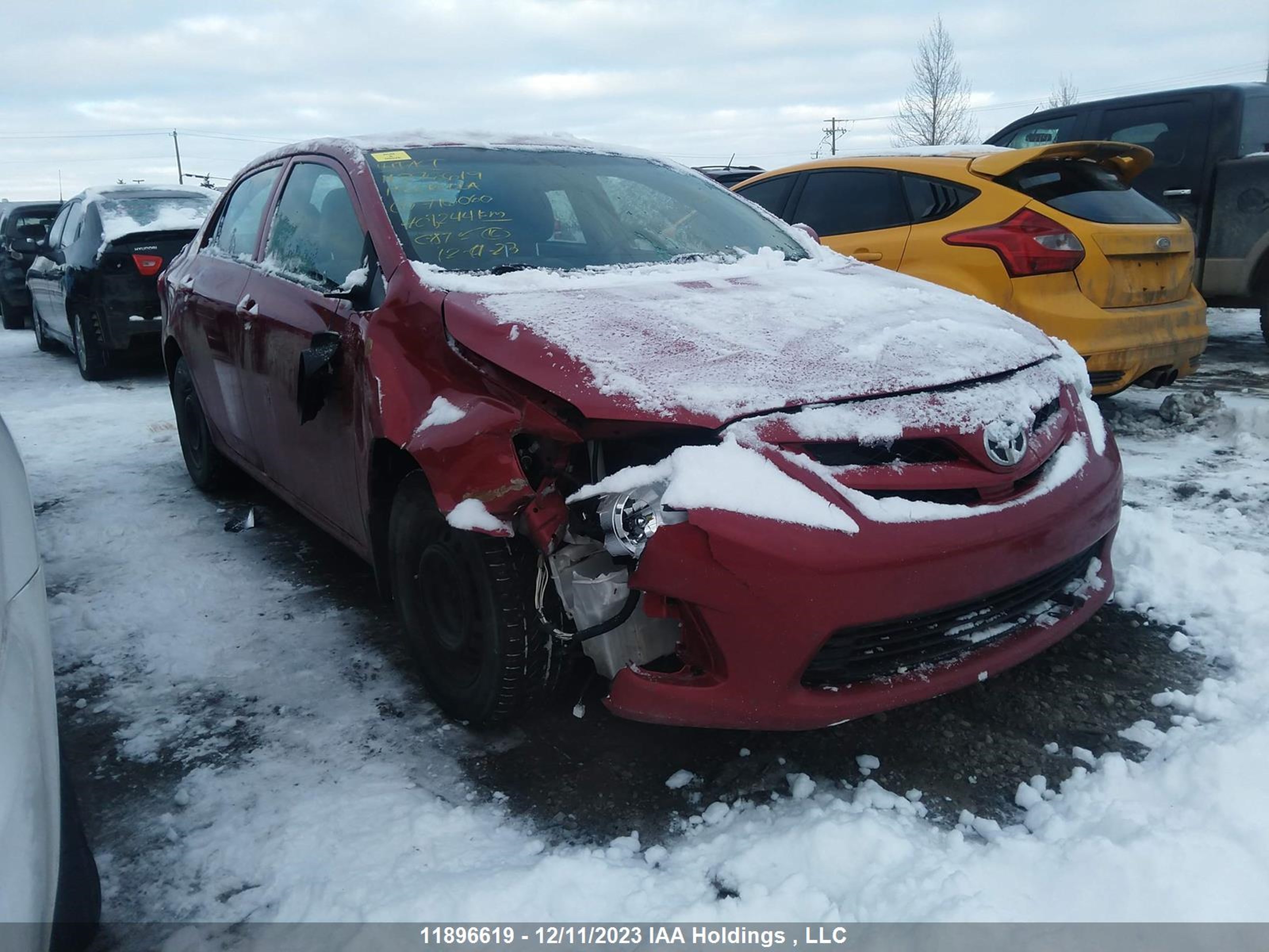 TOYOTA COROLLA 2011 2t1bu4ee0bc716060