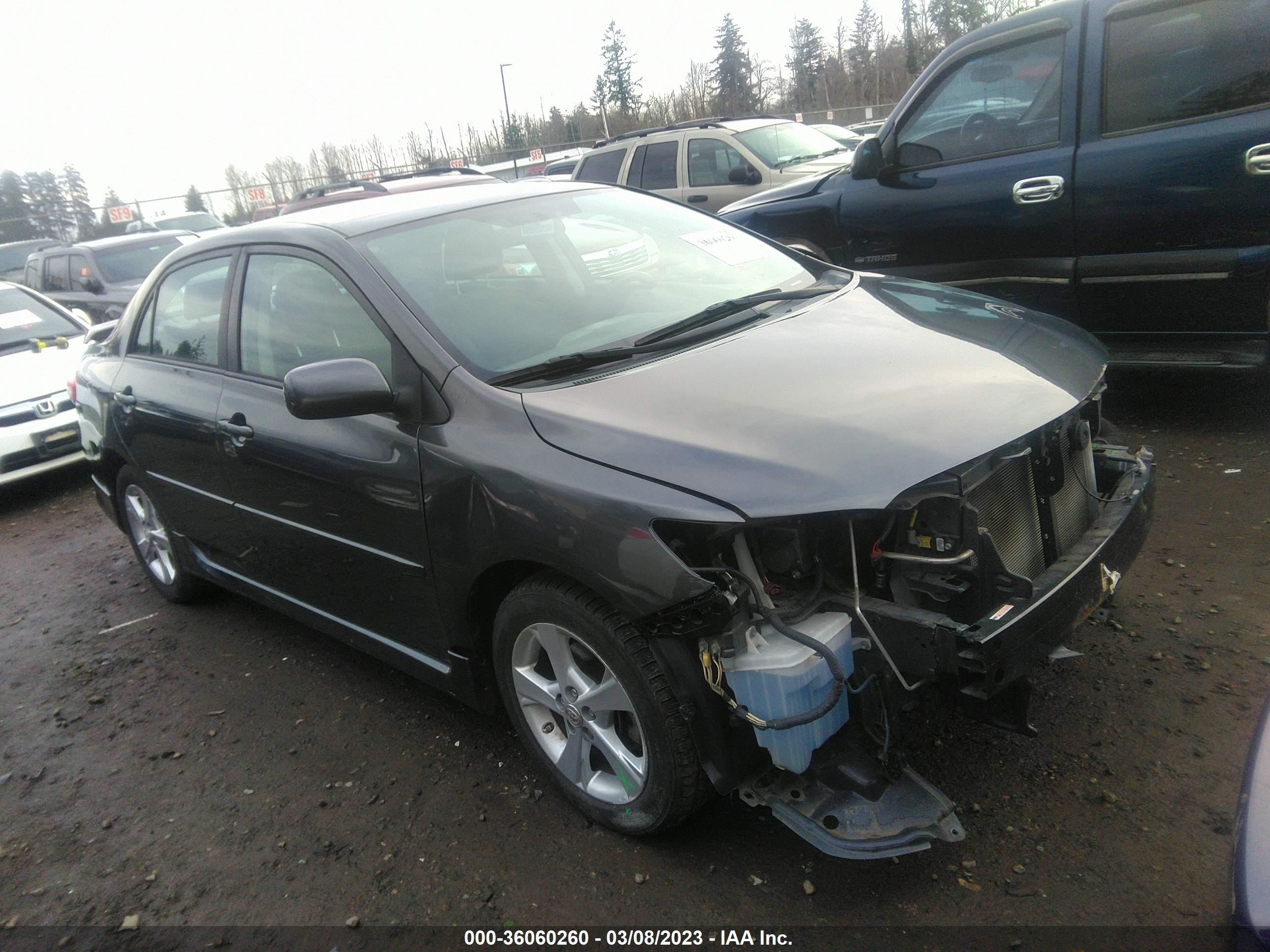 TOYOTA COROLLA 2011 2t1bu4ee0bc727222