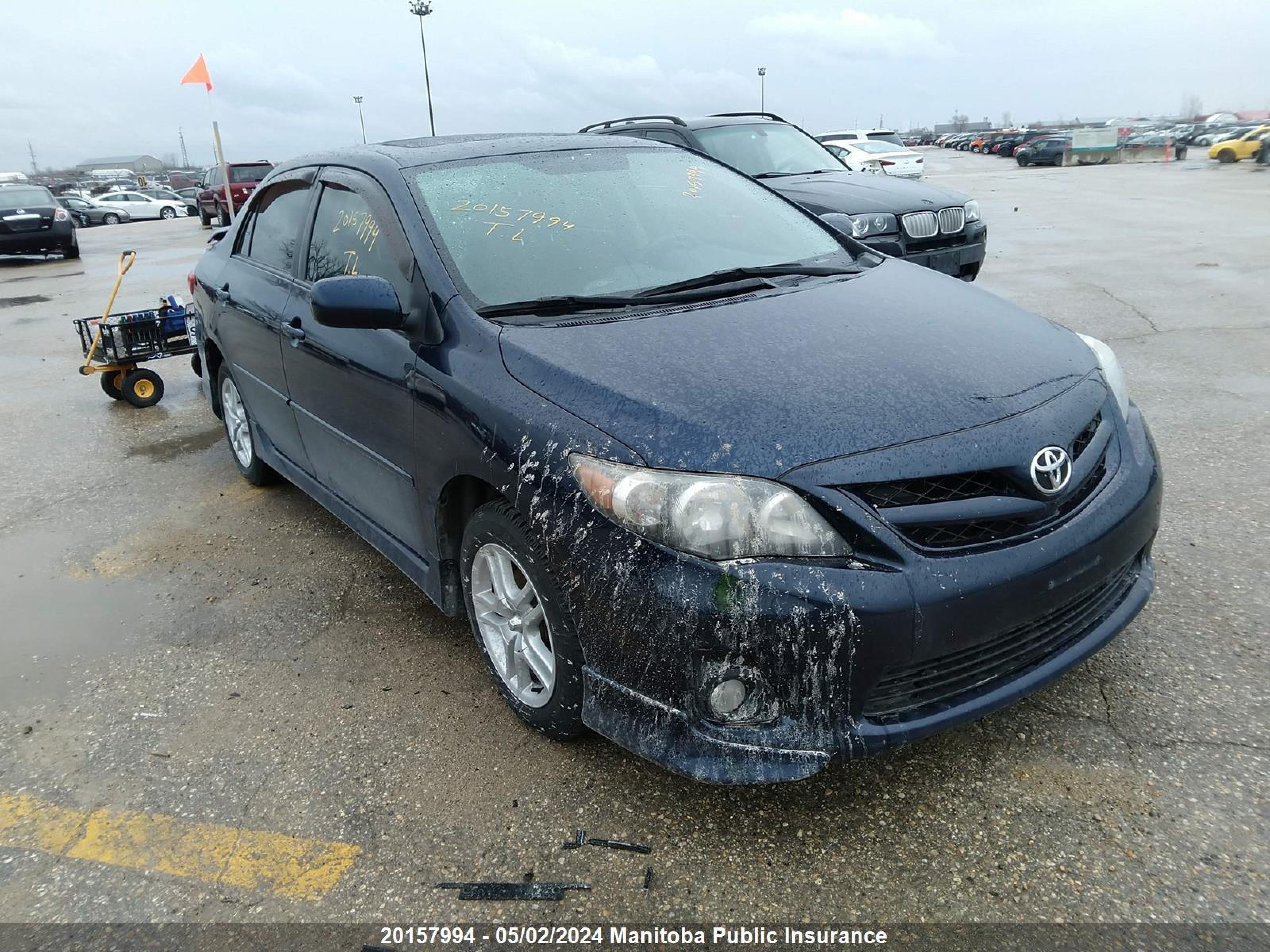 TOYOTA COROLLA 2012 2t1bu4ee0cc758312