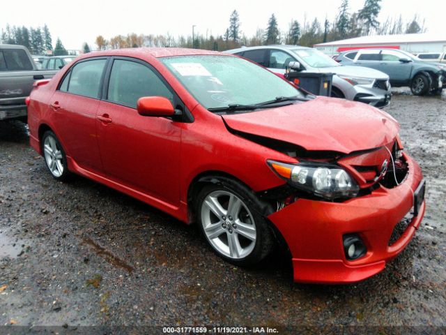 TOYOTA COROLLA 2013 2t1bu4ee0dc081618