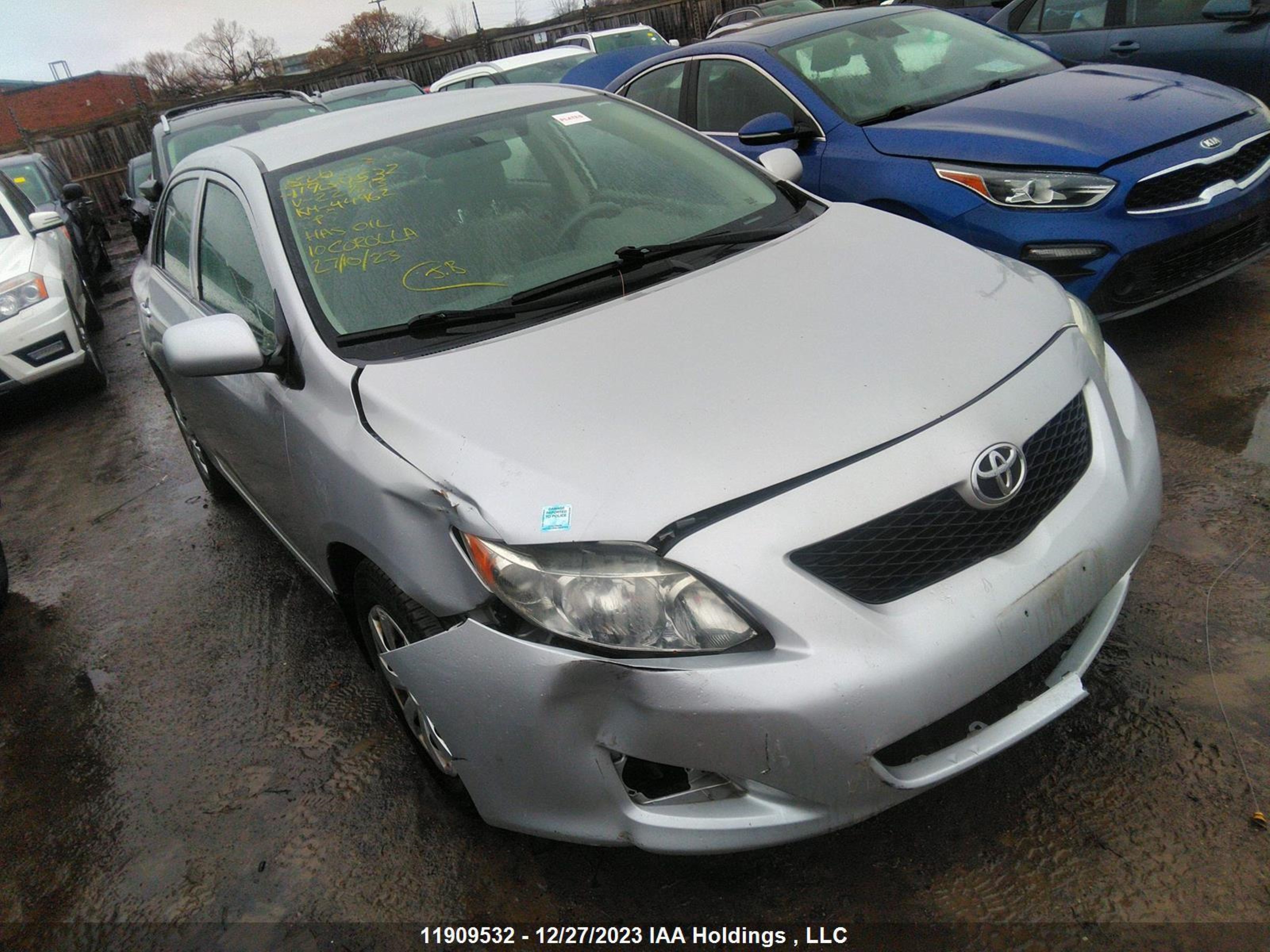 TOYOTA COROLLA 2010 2t1bu4ee1ac227813