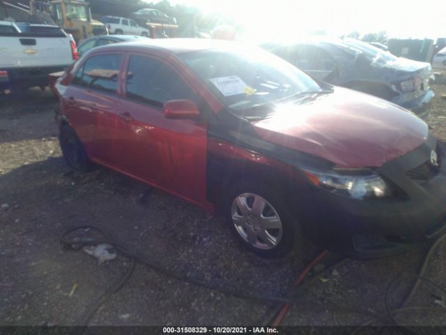 TOYOTA COROLLA 2010 2t1bu4ee1ac365495