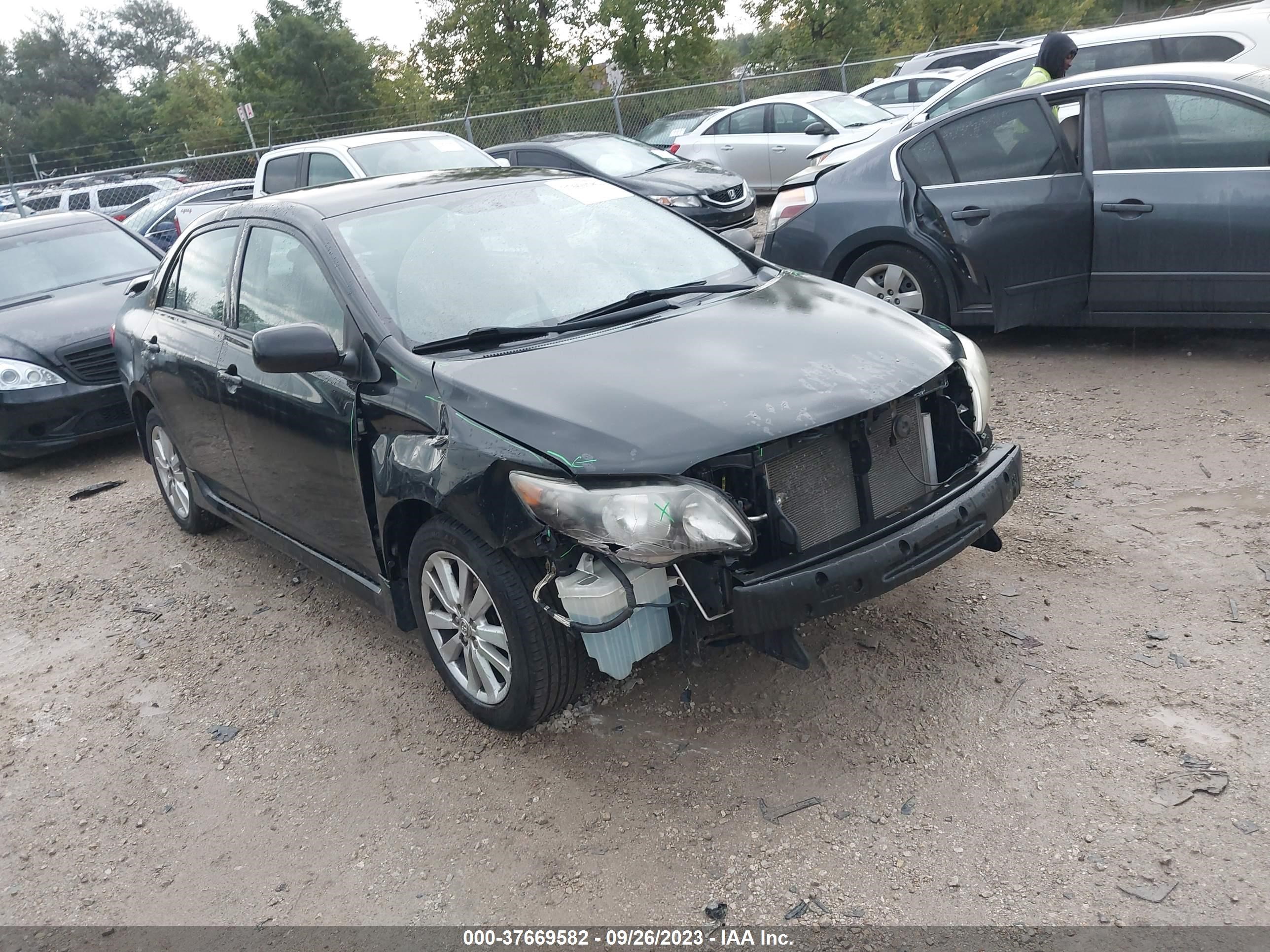 TOYOTA COROLLA 2010 2t1bu4ee1ac435030