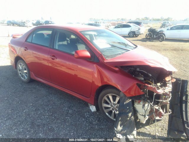 TOYOTA COROLLA 2010 2t1bu4ee1ac435755