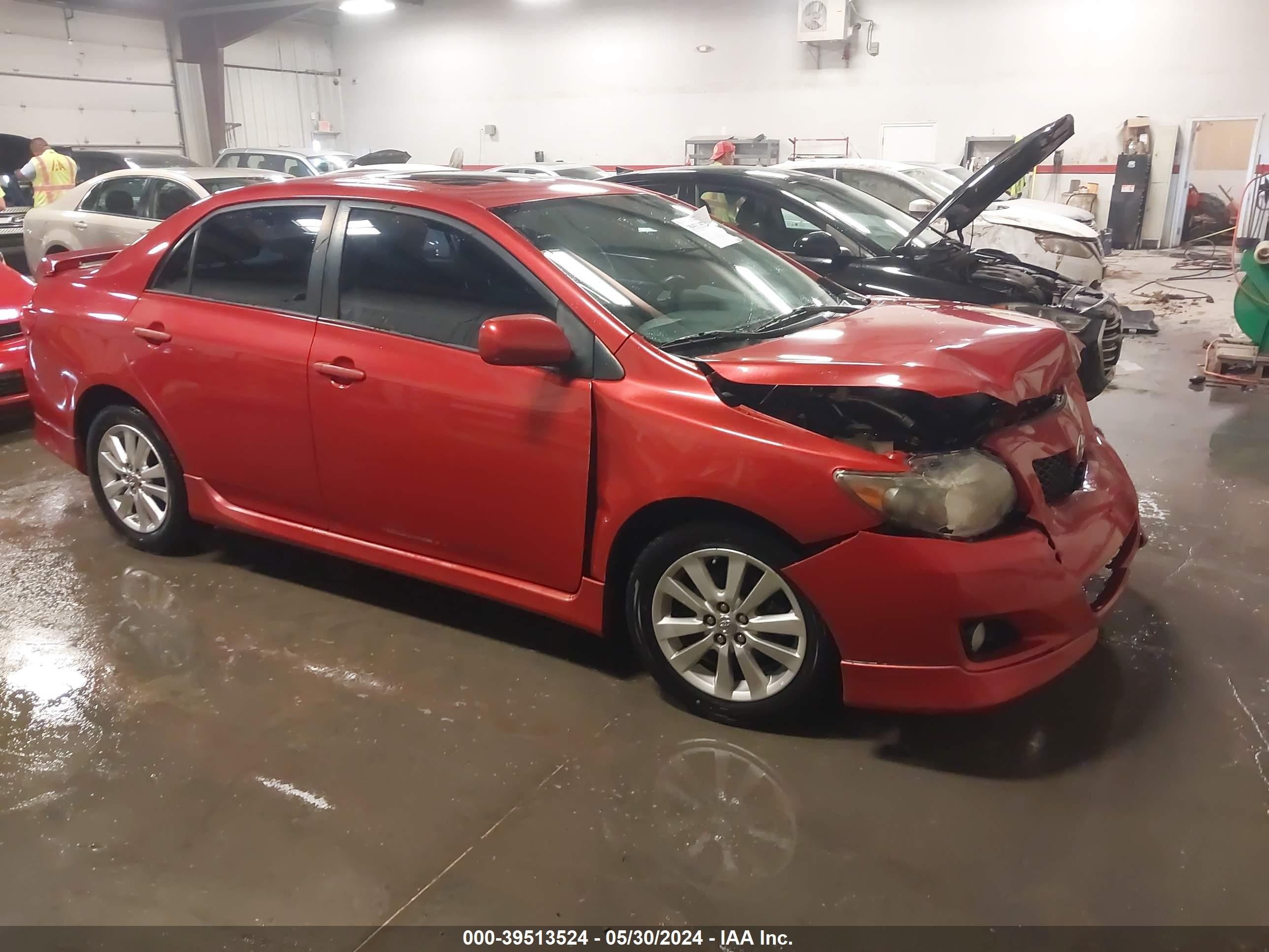 TOYOTA COROLLA 2010 2t1bu4ee1ac445119