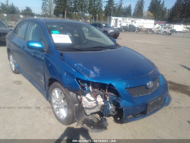 TOYOTA COROLLA 2010 2t1bu4ee1ac462325