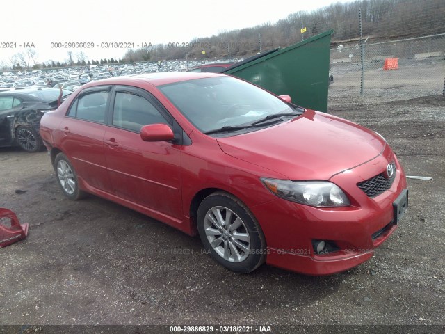 TOYOTA COROLLA 2010 2t1bu4ee1ac480937