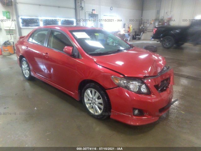 TOYOTA COROLLA 2010 2t1bu4ee1ac484521