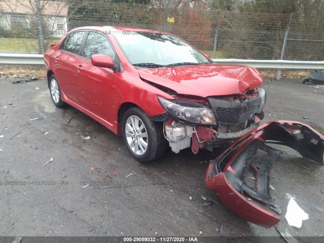 TOYOTA COROLLA 2010 2t1bu4ee1ac485412