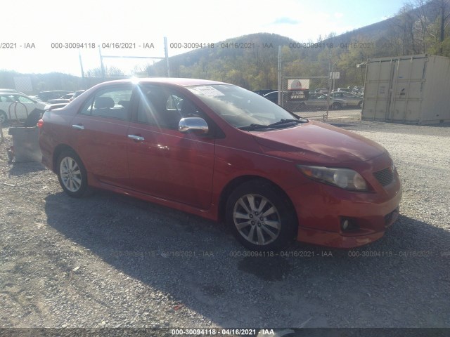 TOYOTA COROLLA 2010 2t1bu4ee1ac508509