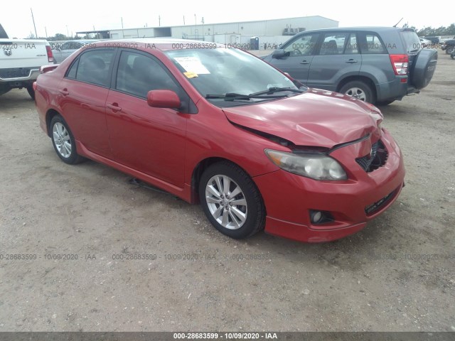 TOYOTA COROLLA 2010 2t1bu4ee1ac513743