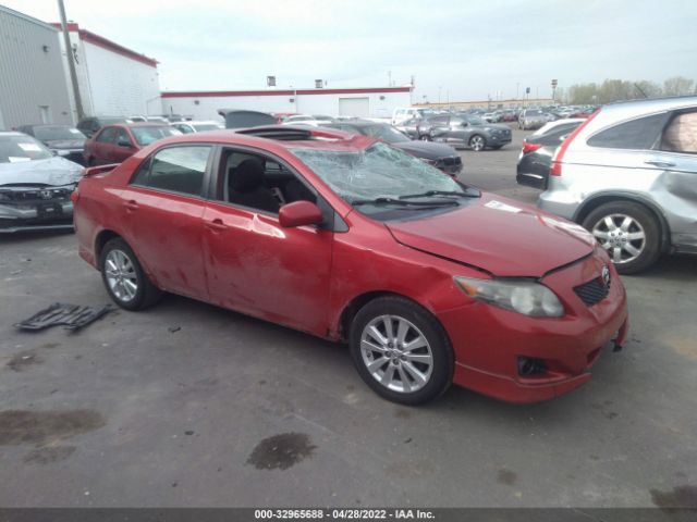 TOYOTA COROLLA 2010 2t1bu4ee1ac522846