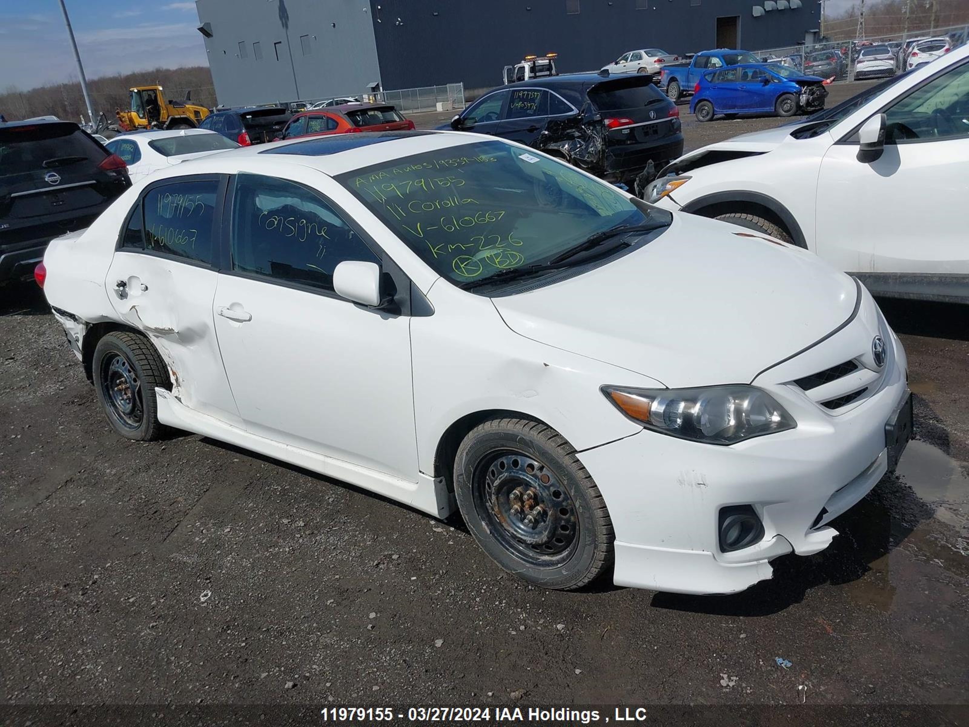 TOYOTA COROLLA 2011 2t1bu4ee1bc610667