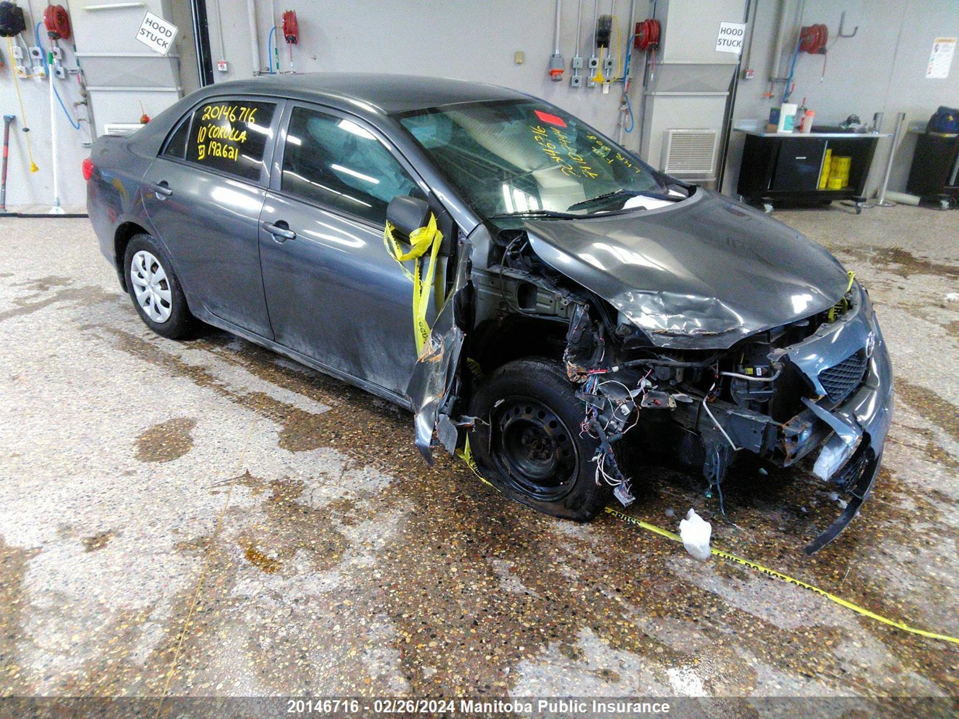 TOYOTA COROLLA 2010 2t1bu4ee2ac192621