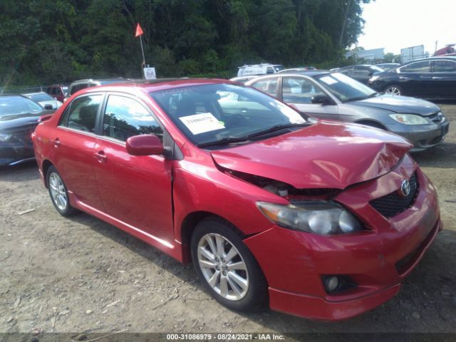 TOYOTA COROLLA 2010 2t1bu4ee2ac272131