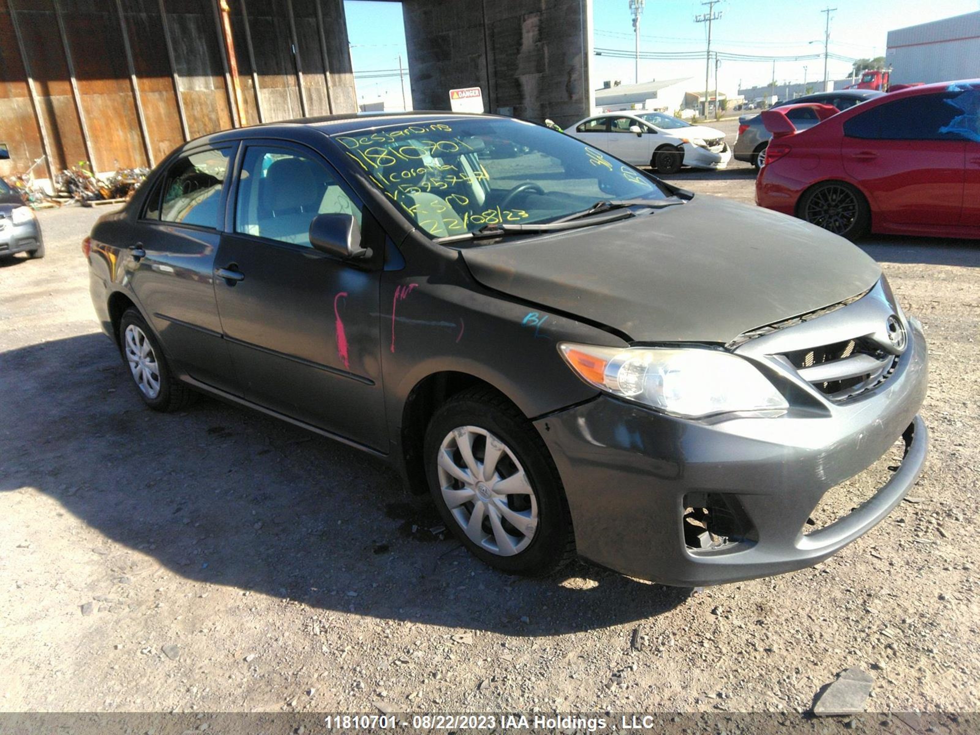 TOYOTA COROLLA 2011 2t1bu4ee2bc595757