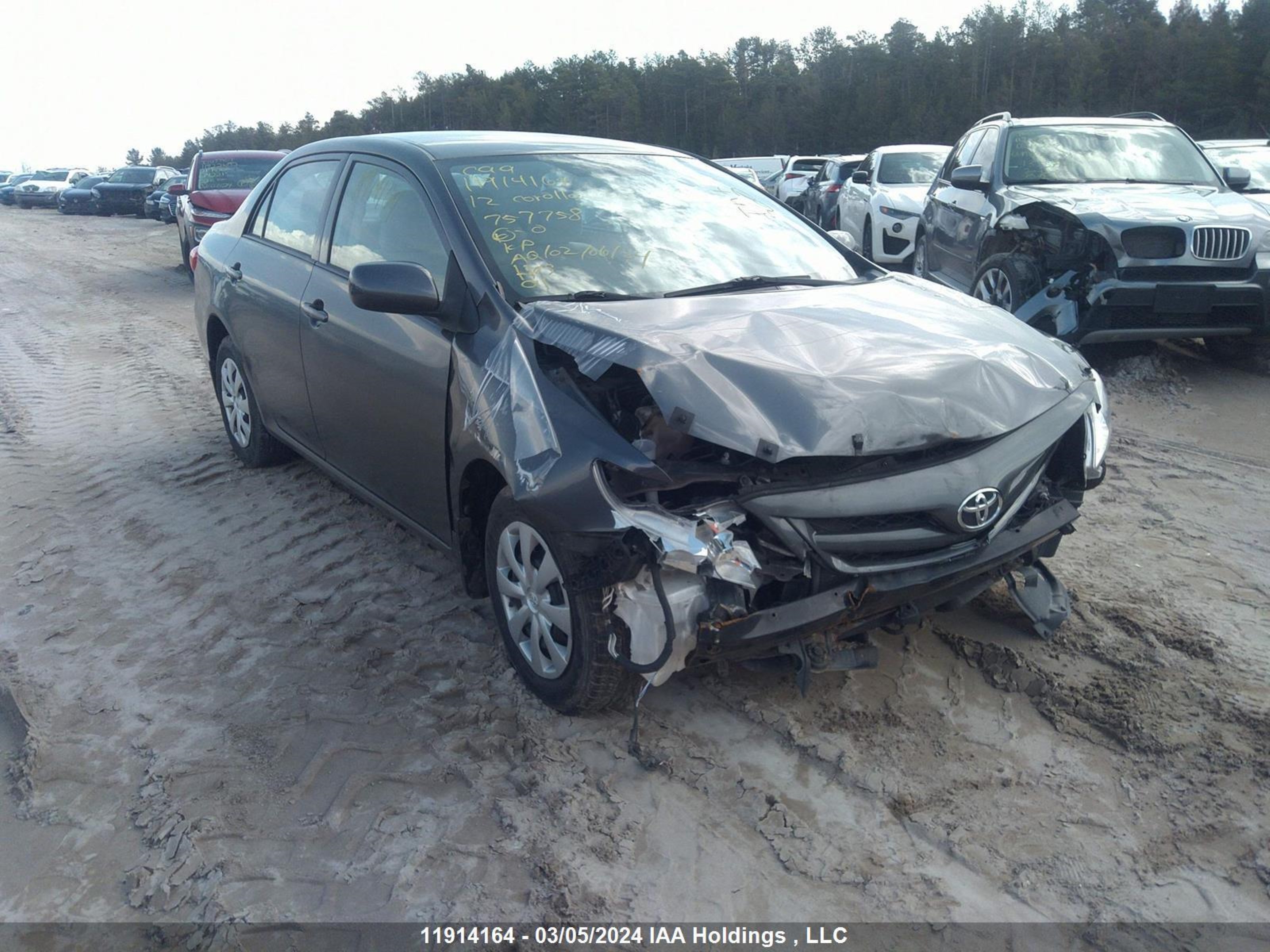 TOYOTA COROLLA 2012 2t1bu4ee2cc757758