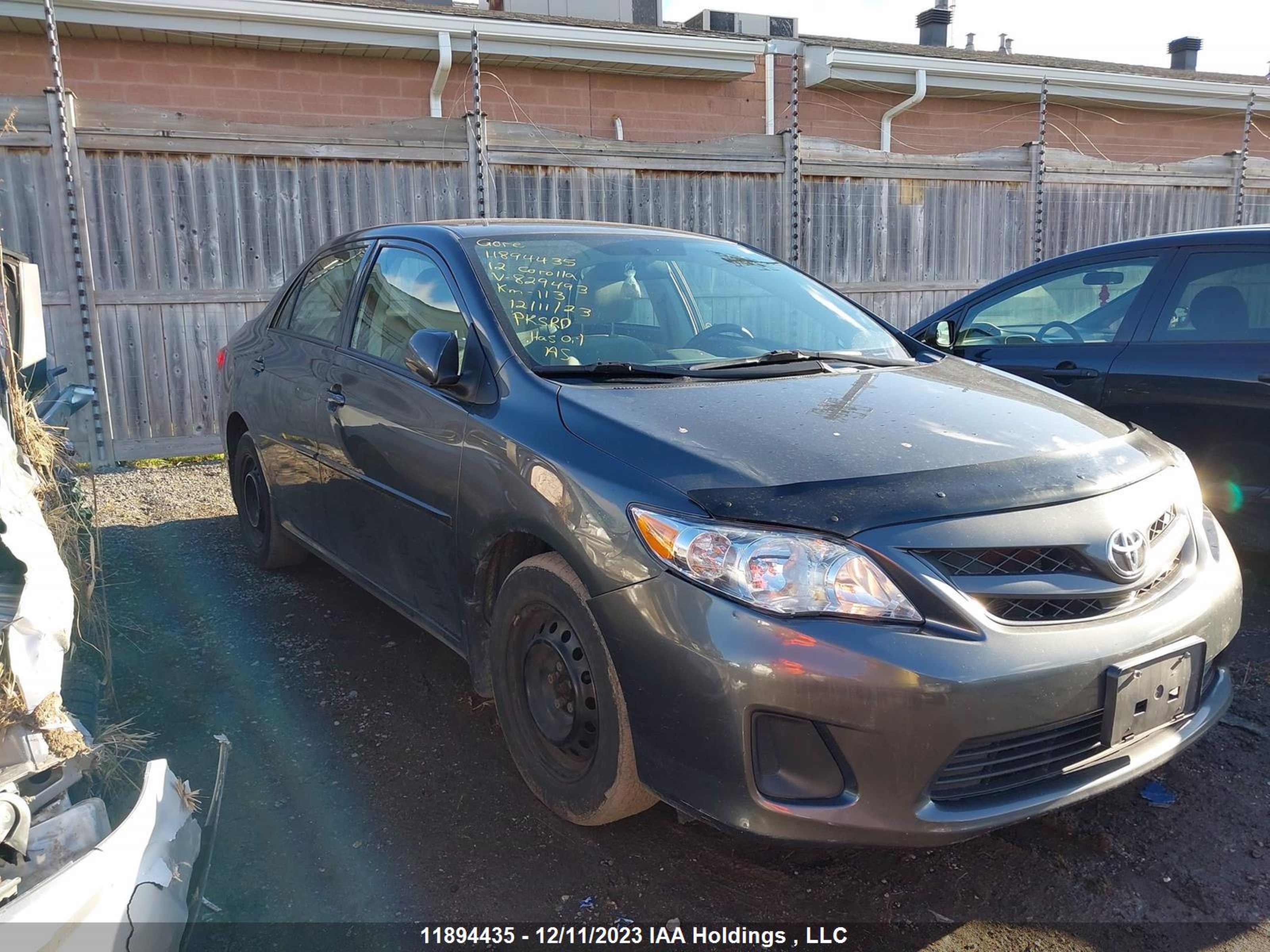 TOYOTA COROLLA 2012 2t1bu4ee2cc829493