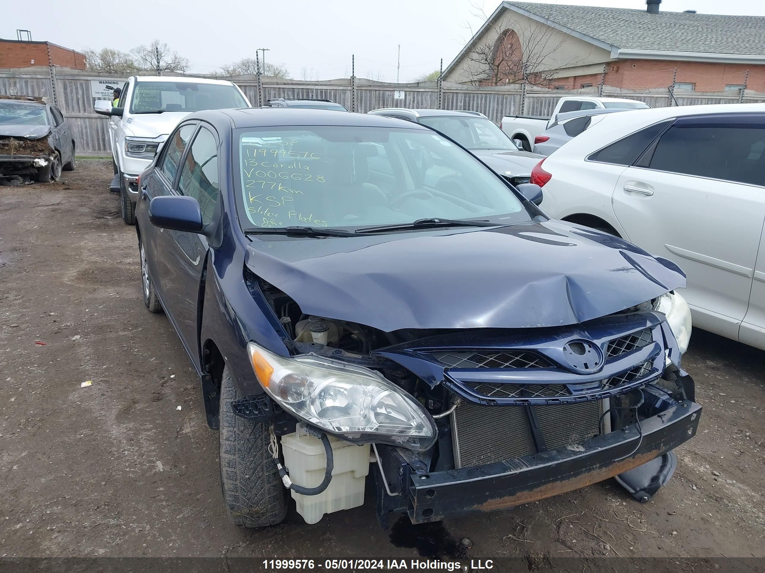 TOYOTA COROLLA 2013 2t1bu4ee2dc006628