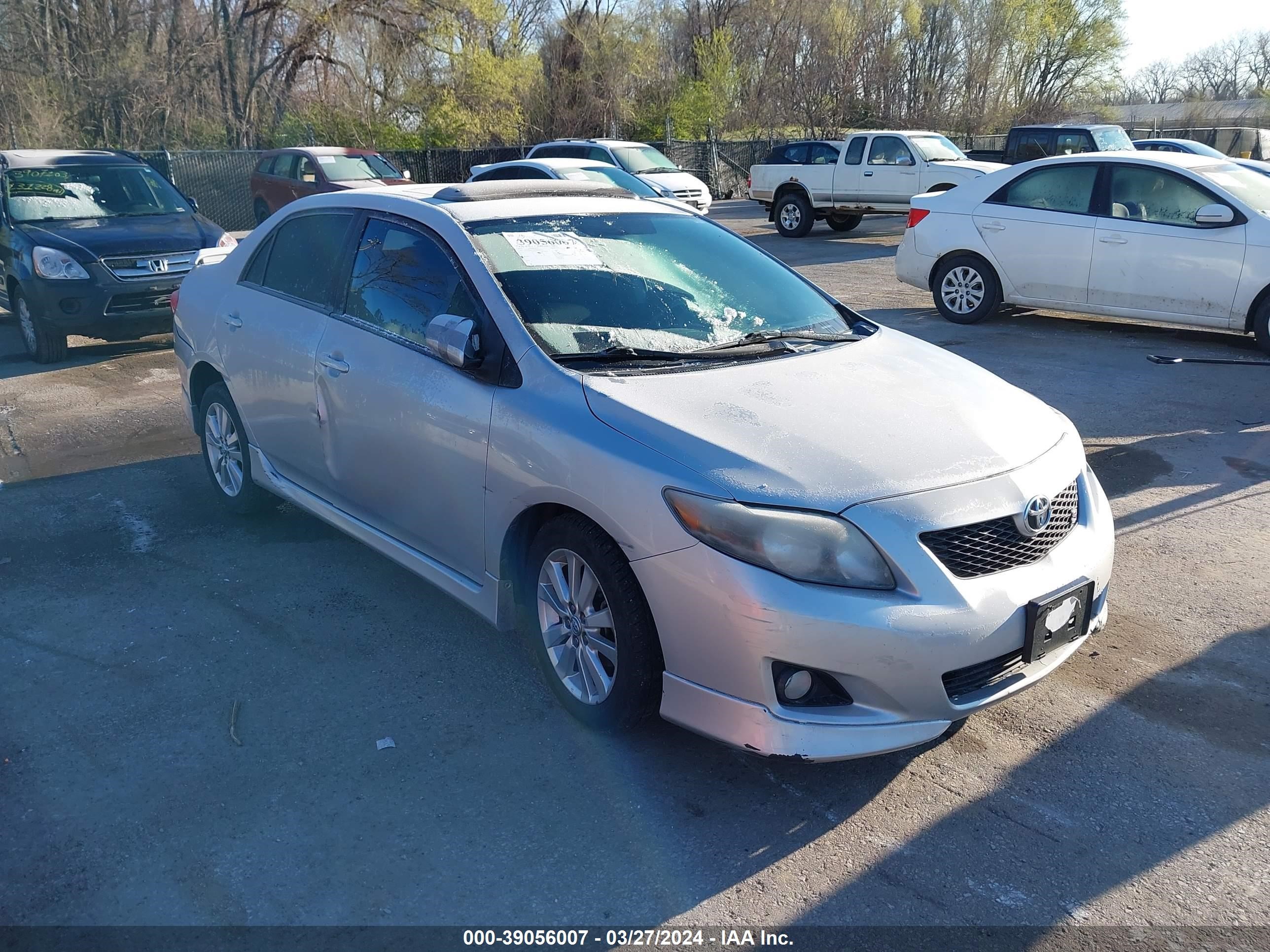 TOYOTA COROLLA 2010 2t1bu4ee3ac378135