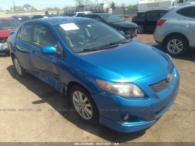 TOYOTA COROLLA 2010 2t1bu4ee3ac448460