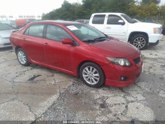 TOYOTA COROLLA 2010 2t1bu4ee3ac458132