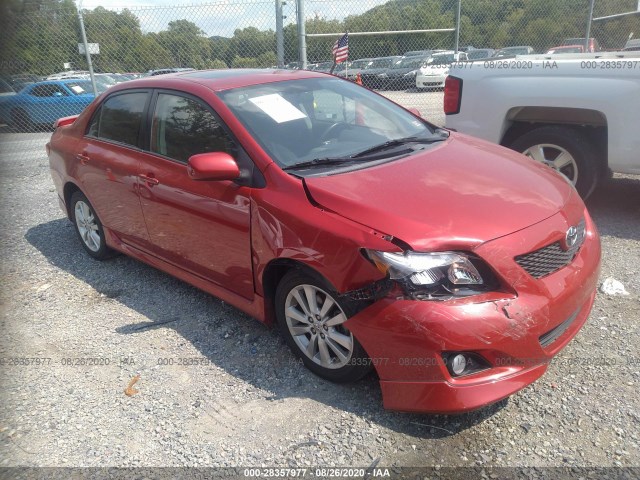 TOYOTA COROLLA 2010 2t1bu4ee3ac476727