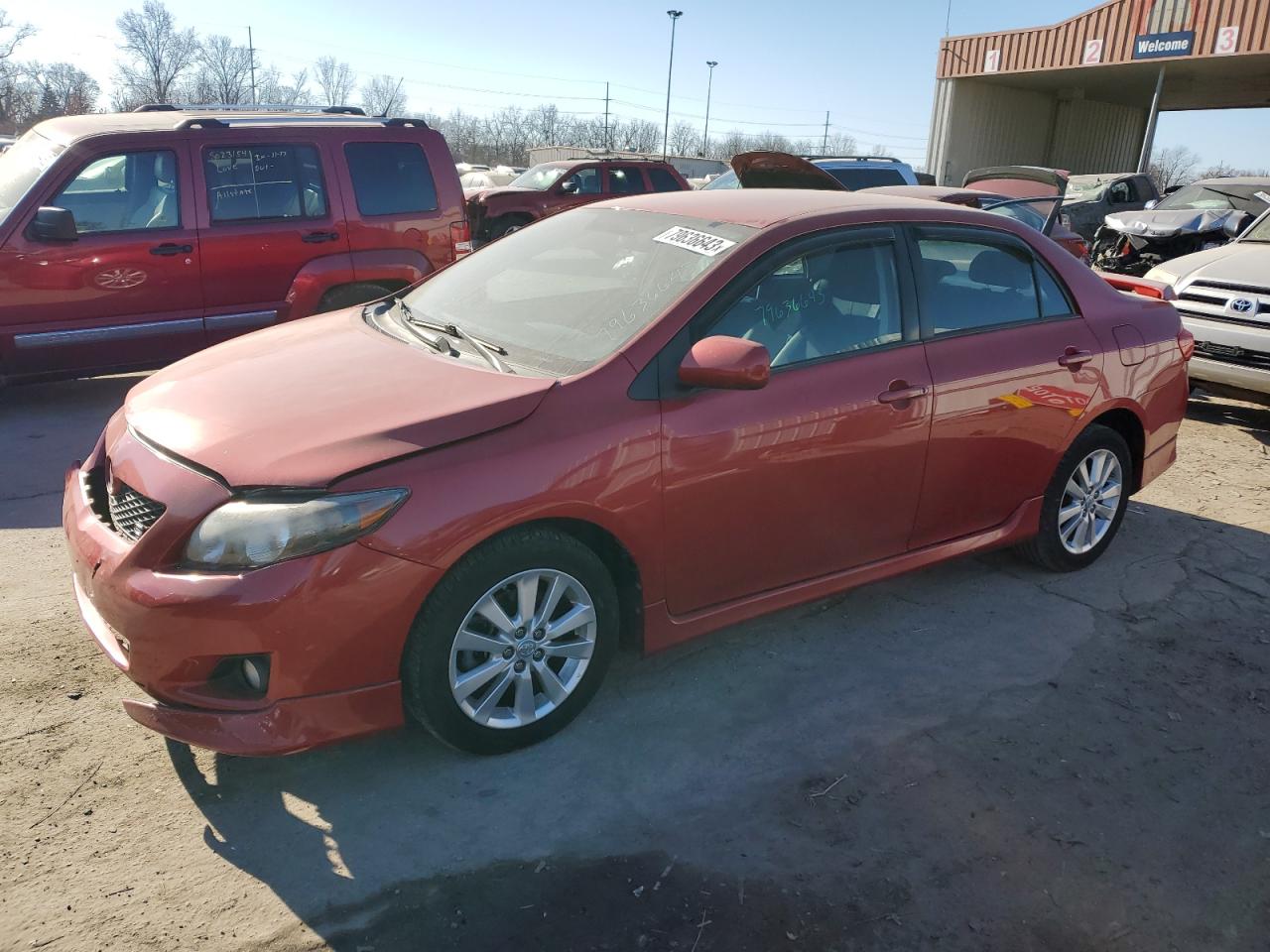 TOYOTA COROLLA 2010 2t1bu4ee3ac498419