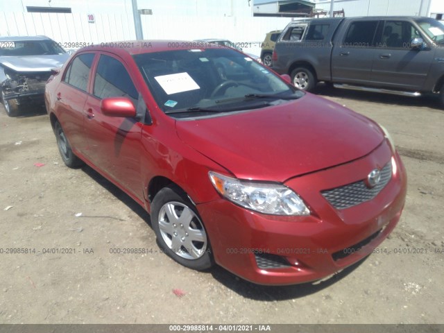 TOYOTA COROLLA 2010 2t1bu4ee3ac529233