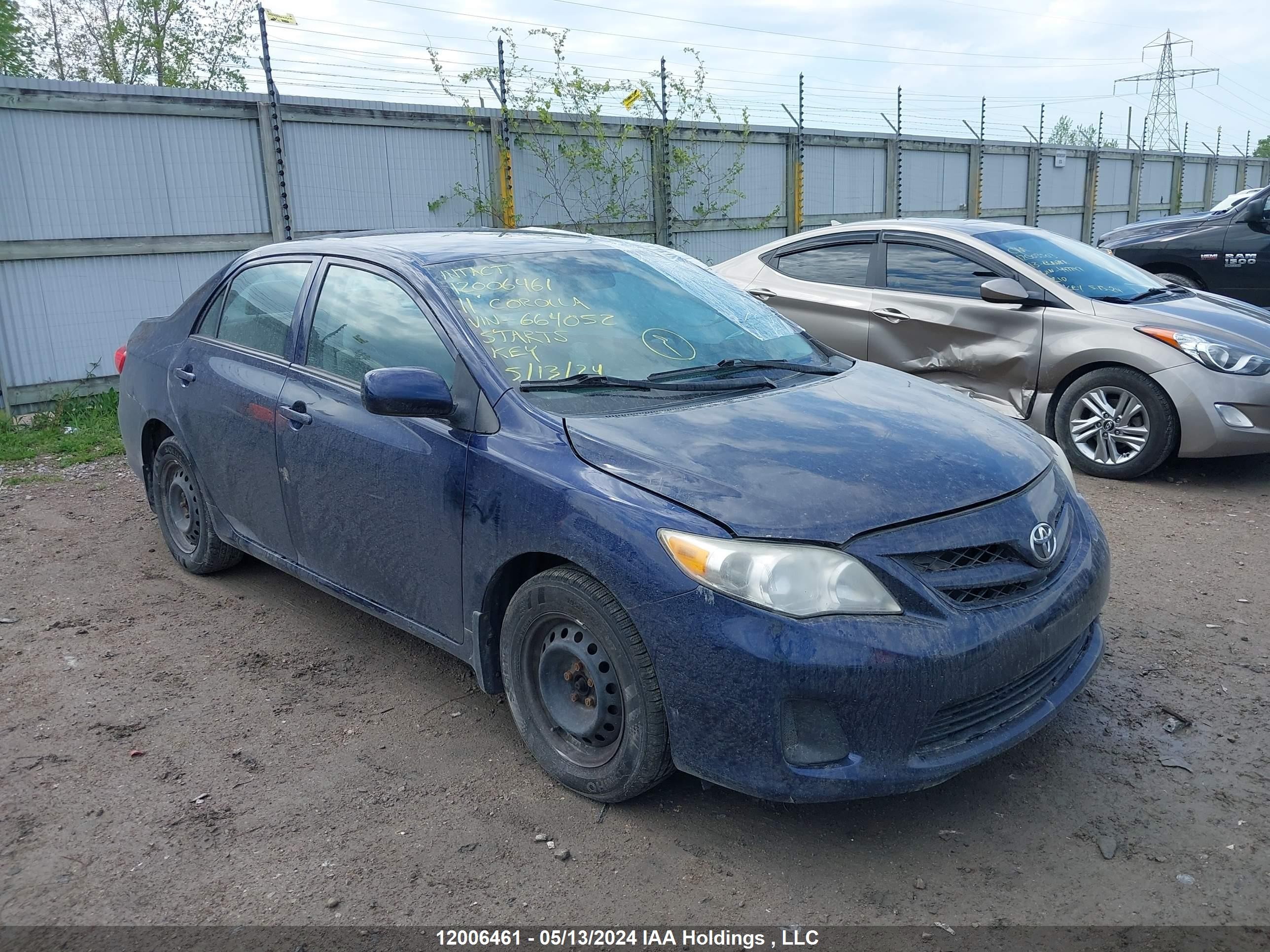 TOYOTA COROLLA 2011 2t1bu4ee3bc664052