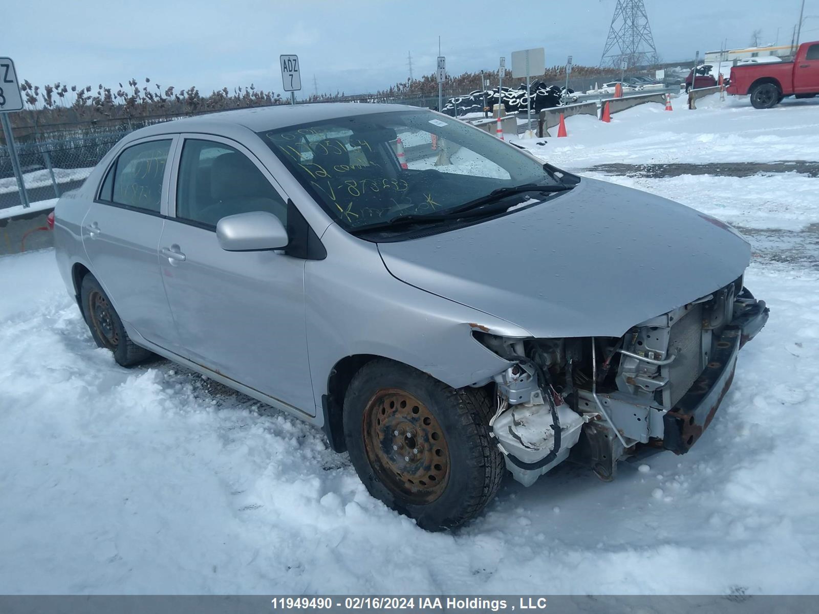 TOYOTA COROLLA 2012 2t1bu4ee3cc873633