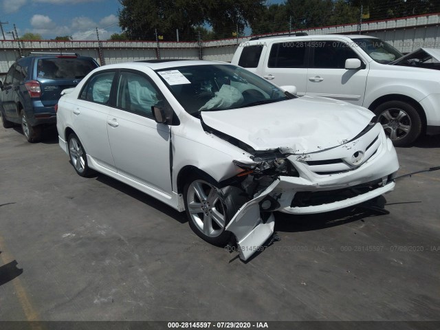 TOYOTA COROLLA 2013 2t1bu4ee3dc111050