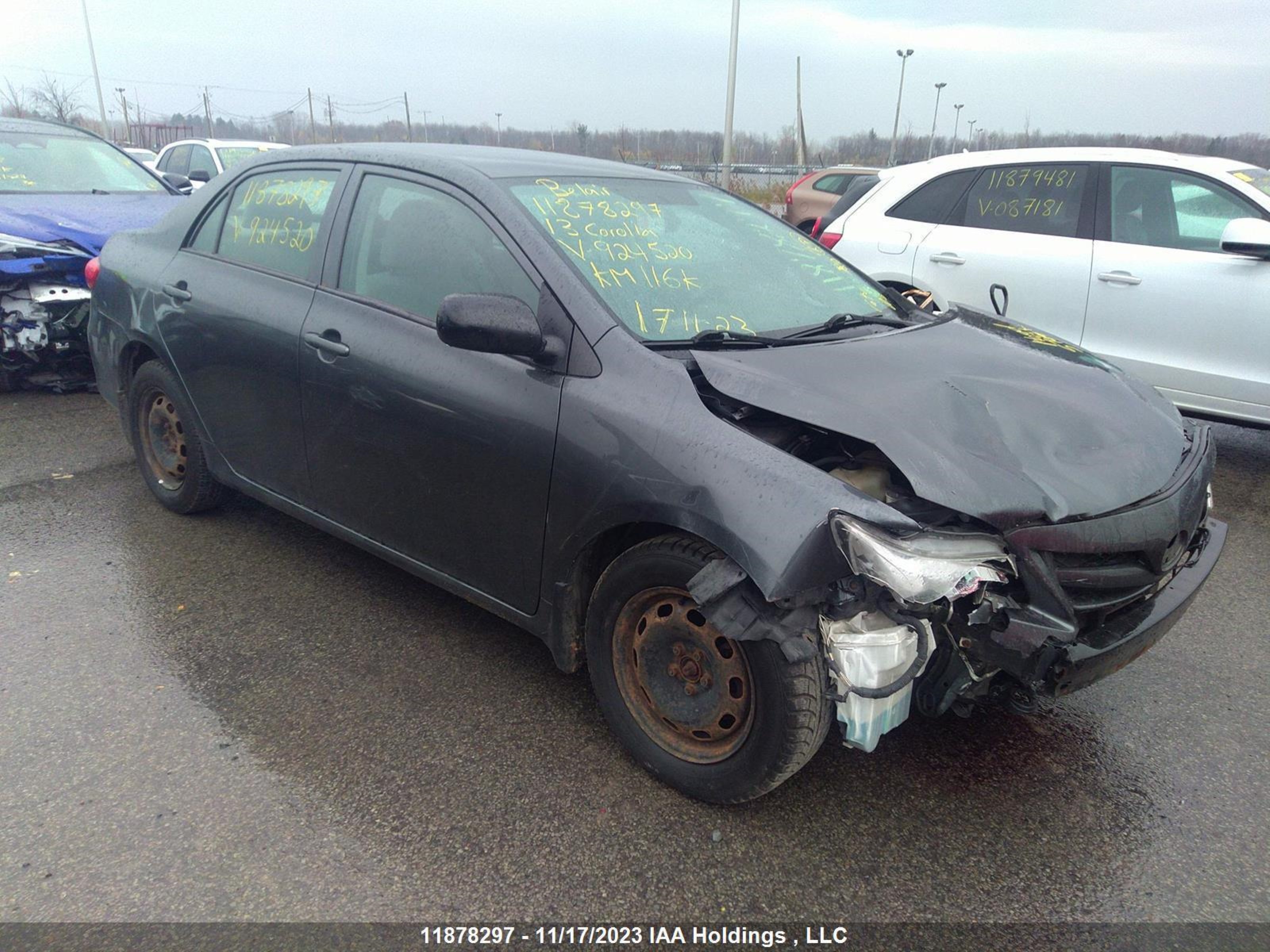 TOYOTA COROLLA 2013 2t1bu4ee3dc924520