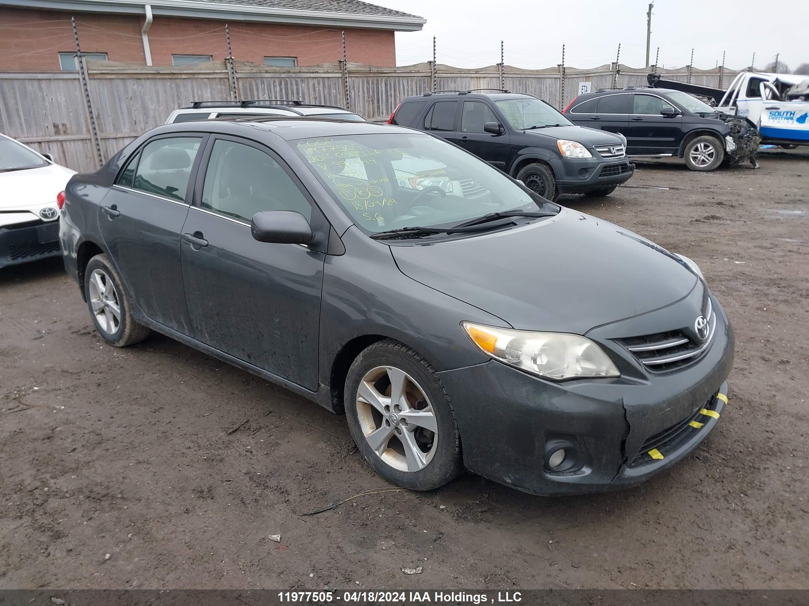 TOYOTA COROLLA 2013 2t1bu4ee3dc996544