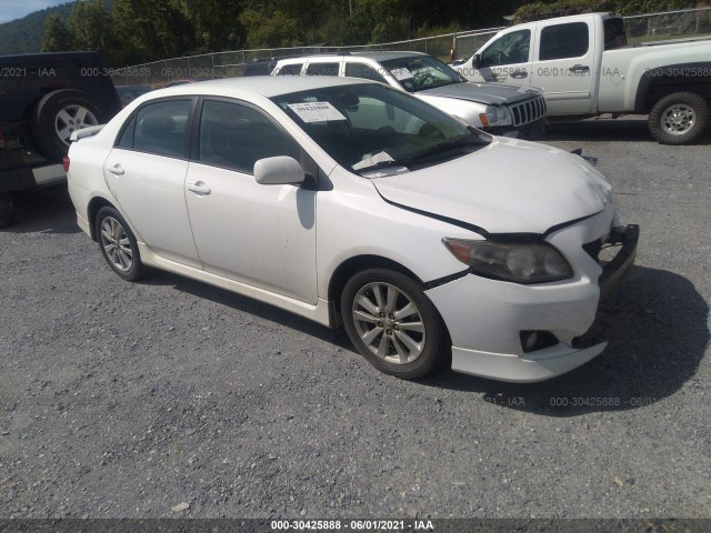 TOYOTA COROLLA 2010 2t1bu4ee4ac202906