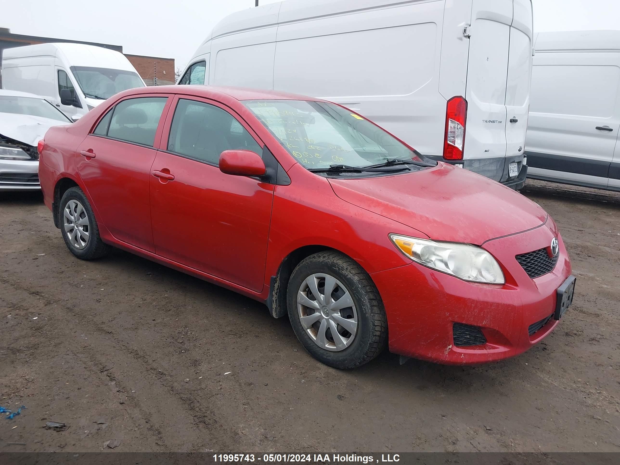 TOYOTA COROLLA 2010 2t1bu4ee4ac262815