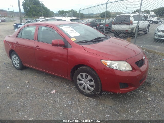 TOYOTA COROLLA 2010 2t1bu4ee4ac290291