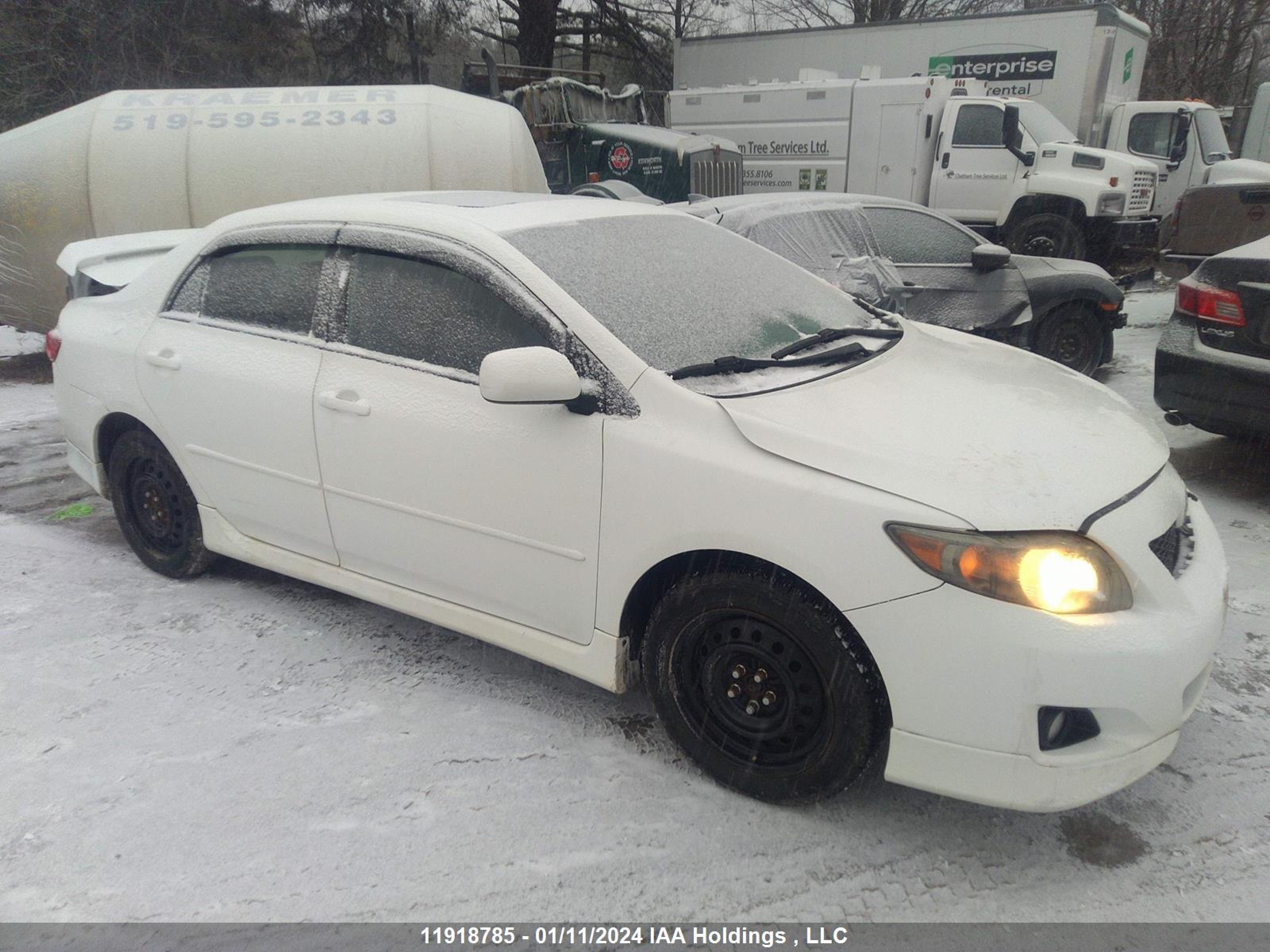 TOYOTA COROLLA 2010 2t1bu4ee4ac364115